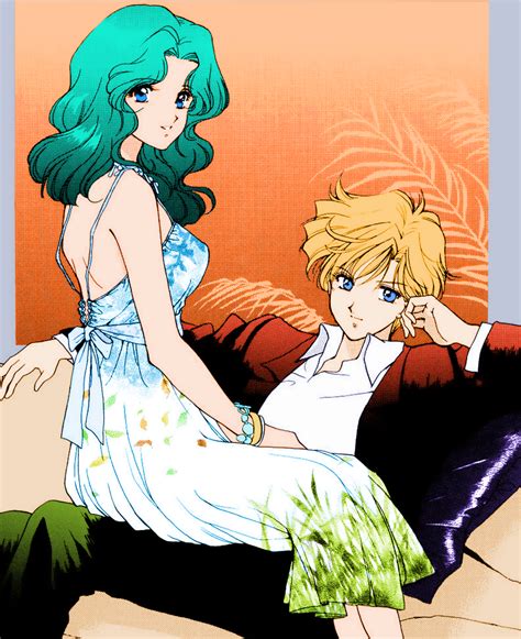 Haruka And Michiru By Air Hammer On Deviantart Sailor Moon Art Sailor