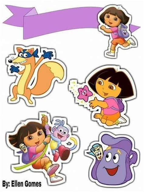 Dora Cake Toppers