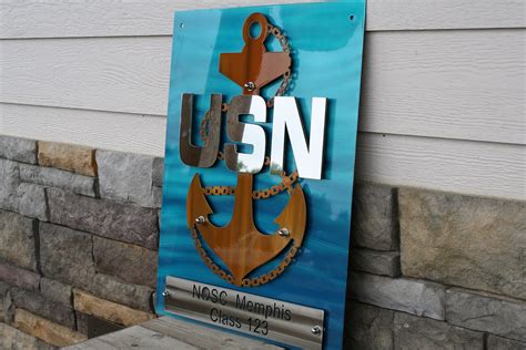 US NAVY Chief Anchor, Fouled Anchor, US Navy Wall Sign, Chief Petty ...