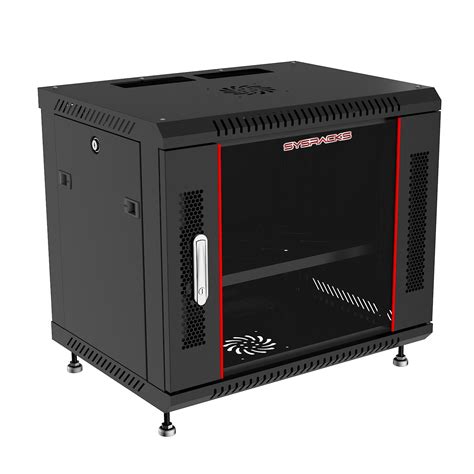 Buy Sysracks 9u Wall Mount Server Rack Cabinet Enclosure Glass Doors