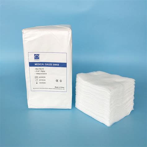 10x10cm Class I Sterile Gauze Pads Absorbent Medical Gauze Swabs