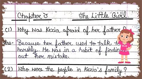 Ncert Class 9 English Beehive 🐝 Chapter 3 The Little Girl Question