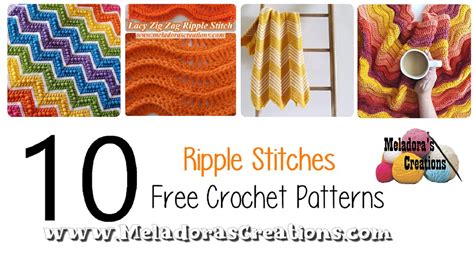 Easy Ripple Stitch Crochet Pattern