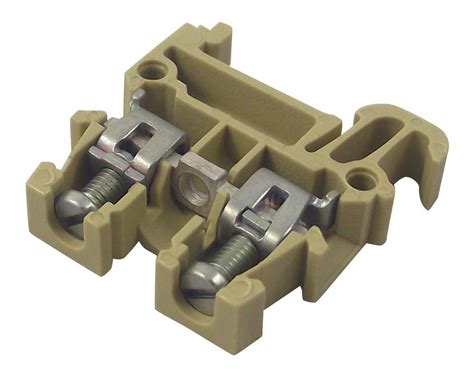 Akz Weidmuller Din Rail Mount Terminal Block Ways Awg