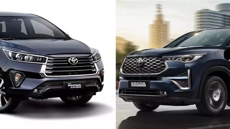 Toyota Innova Crysta Vs Toyota Innova Hycross Price Comparison