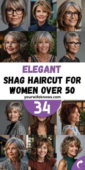 Chic Shag Haircuts To Elevate Style For Women Over