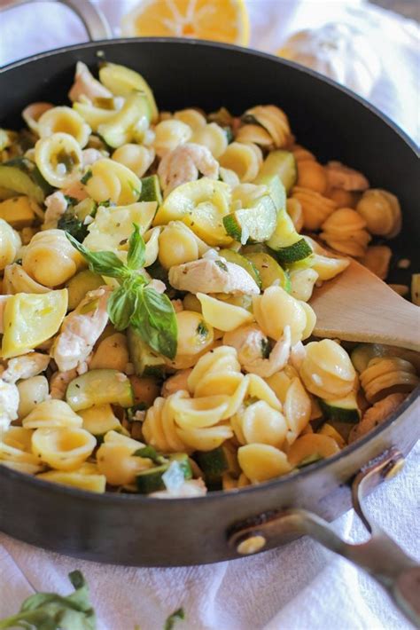 30 Minute Chicken And Zucchini Orecchiette Pasta The Roasted Root