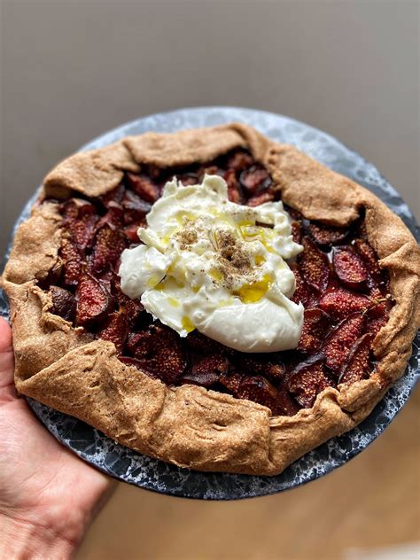 Tarte Rustique Figues Burrata Ma Cuisine Enthousiaste