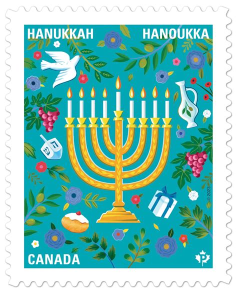 Canada Post Unveils New Stamp For Hanukkah Jewish Post And News