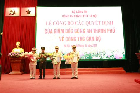 Bổ nhiệm tân Trưởng phòng Cảnh sát giao thông