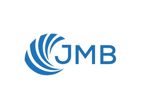 Jmb Resumen Negocio Crecimiento Logo Diseño En Blanco Antecedentes Jmb