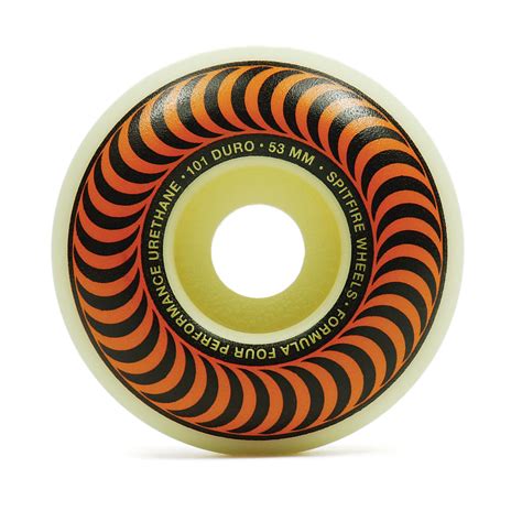 Roda Spitfire Wheels Classic Formula Four Mm Du Bege Preto L