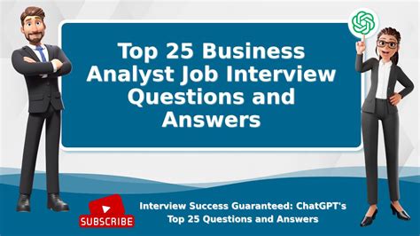 Top 25 Business Analyst Job Interview Questions And Answers YouTube