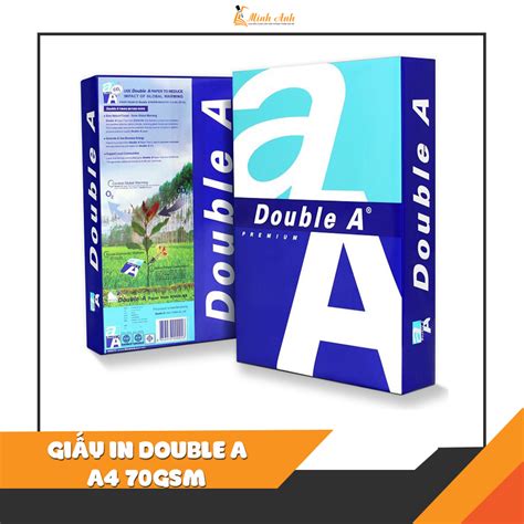 Giấy in Double A A4 định lượng 70gsm - Công ty Trung Tín Phát