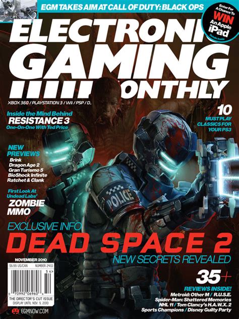 Dead Space 2 featured in next EGM issue - Rely on Horror