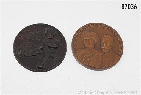 Konv Bronzegussmedaille Senat Bremen Am Rand Ehrengabe Der Stadt