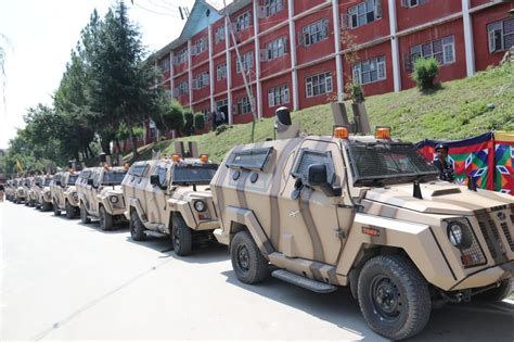 Dgp Flags Off Bullet Resistant Light Motor Vehicles The Kashmir Press