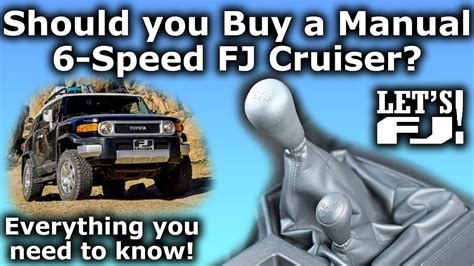 6 Speed Manual Transmission FJ Cruisers 6MT Everything You Need To