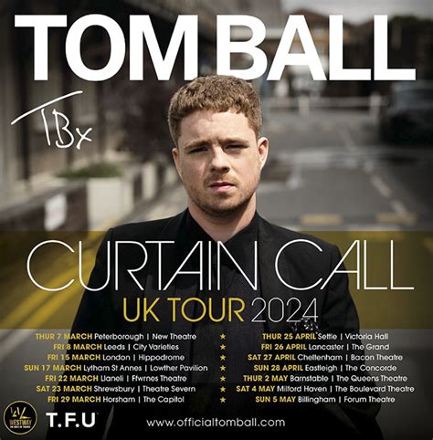 Tom Ball Announces Spring Headline Tour For Totalntertainment