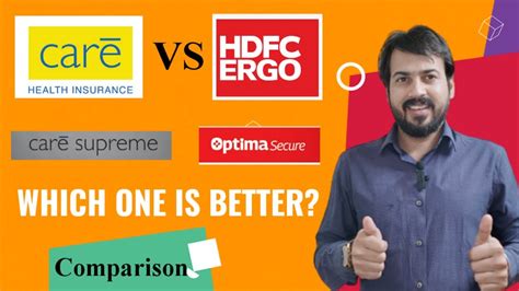 Care Supreme Vs Hdfc Optima Secure Health Insurance Best Health Insurance In India Comparison