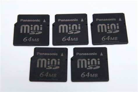 Yahoo オークション Minisd カード 64mb Panasonic パナソニック 5枚