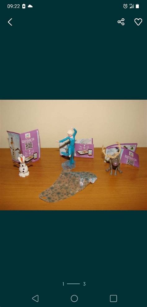 NOWE figurki kinder Kraina Lodu Frozen Swen Elsa kartki Łódź Bałuty