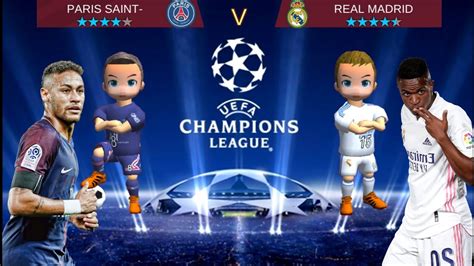 Pro League Soccer Psg X Real Madrid Oitavas De Final Da Uefa