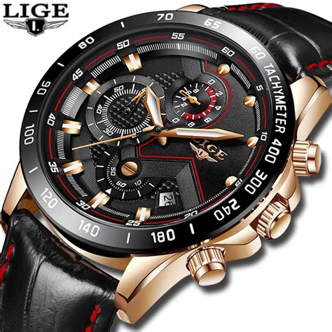 Lige Top Brand Luxury Mens Watches Multi Functional Quartz Watch Men S Military Waterproof