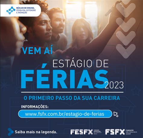 FSFX abre cadastro para convênio no Programa de Estágio de Férias 2023