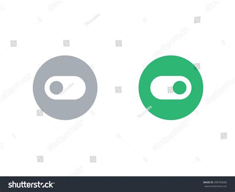 On Off Switch Vector Icons Stock Vector (Royalty Free) 498783685 | Shutterstock