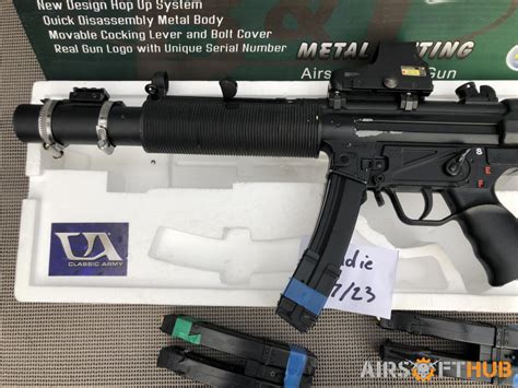 Hpa B T Classic Army Mp Sd Airsoft Hub Buy Sell Used Airsoft