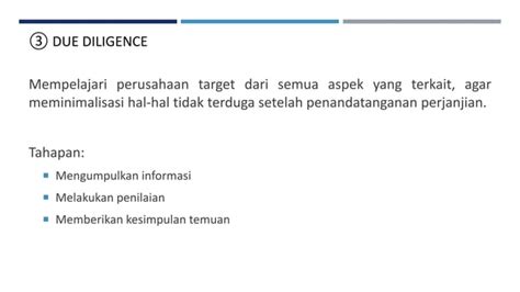 Tahapan Proses Merger Dan Akuisisi Manda Playbook Ppt