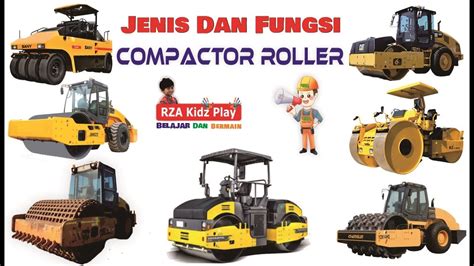 Jenis Dan Fungsi Compactor Roller Alat Berat Pemadat Pneumatic