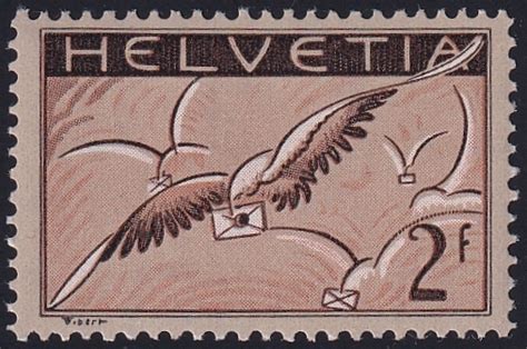 Schweiz Flugpost Sbk Nr F Z Postfrisch Briefmarken