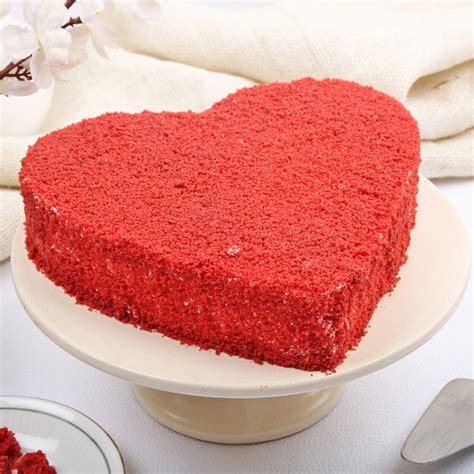 Red Velvet Heart Cake Damos Baker