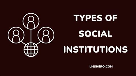 Common Types Of Social Institutions And Their Functions Lms Hero