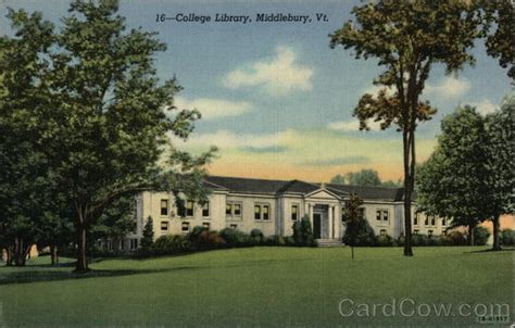 College Library Middlebury, VT