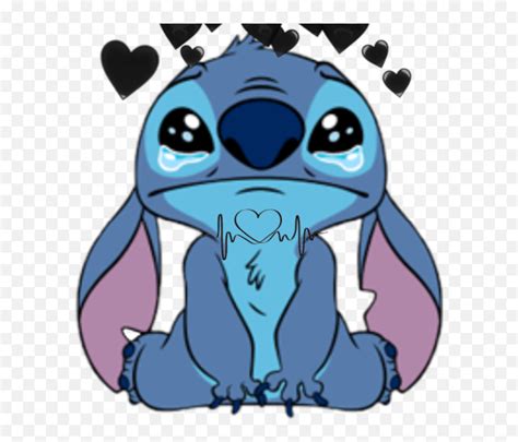 Stitch Sad Stitch Sad Emoji Free Transparent Emoji B5c