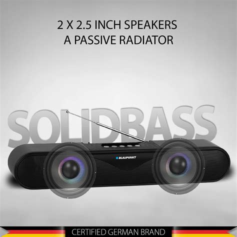 Buy Blaupunkt Sba Party W Bluetooth Soundbar Hd Sound