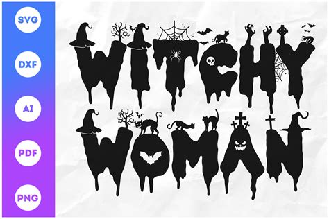 Witchy Woman Svg Halloween Vector Svg Graphic By Craftiversally