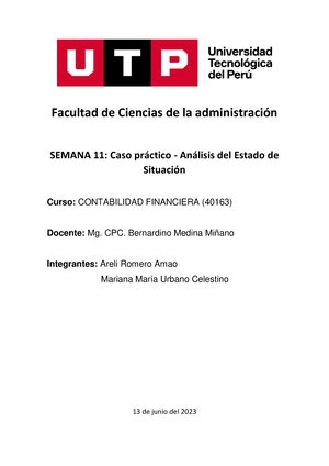 Contabilidad Gerencial Y DE Costos TF TRABAJO FINAL CONTABILIDAD