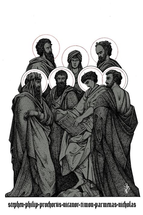 The Seven Deacons Of Rome The Book Of Saints