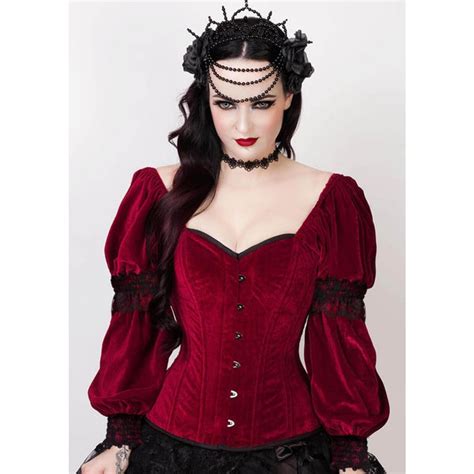 Red Corsets Red Corset Tops Violet Vixen