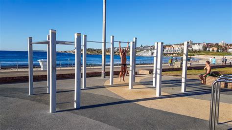 Bondi Park Outdoor Gym Bondi Beach Robinhood The Free Open Air Gym