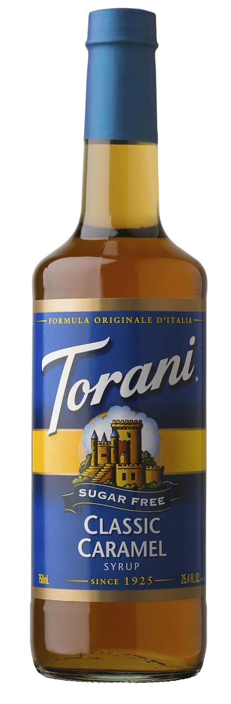 Torani Sugar Free Classic Caramel Syrup Ml Crema