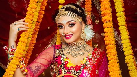 Radha Rani Hair And Makeup Look Anurag Makeup Mantra Next Makeup