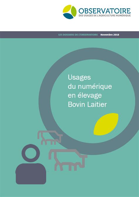 20 Novembre 2018 Observatoire Des Usages Du Numérique En Agriculture