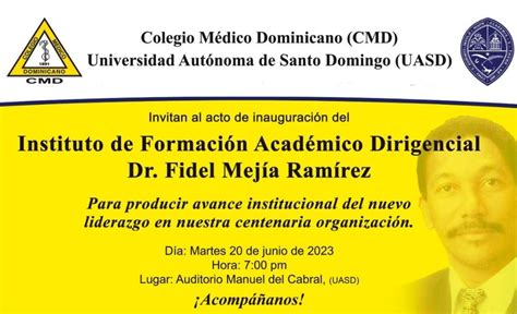 Invitación Al Acto De Inauguración Del Instituto De Formación Académico