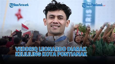 Detik Detik Kedatangan Peraih Medali Emas Veddriq Leonardo Di Pontianak