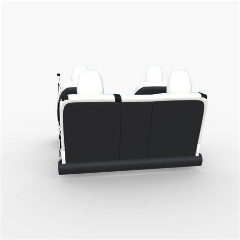 3D tesla y seats model - TurboSquid 1634085